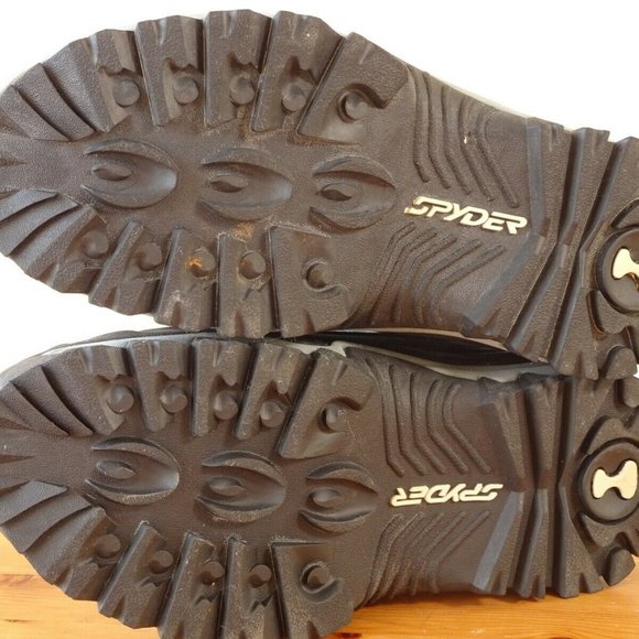 Spyder Squaw Winter Snow Boots Ladies/teen Hiking Size US 8 Black/gray/blue - Picture 5 of 12